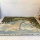 Large mountain landscape painting oil on canvas signed