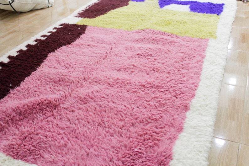 Berber rug in pure wool size 150 x 250 cm
