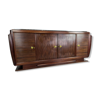 Enfilade art deco ebony of Macassar