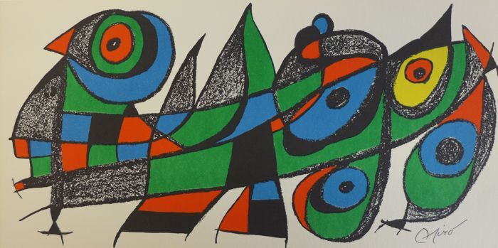 Joan Miro, Miro sculptor, Japan, 1975. Original lithograph