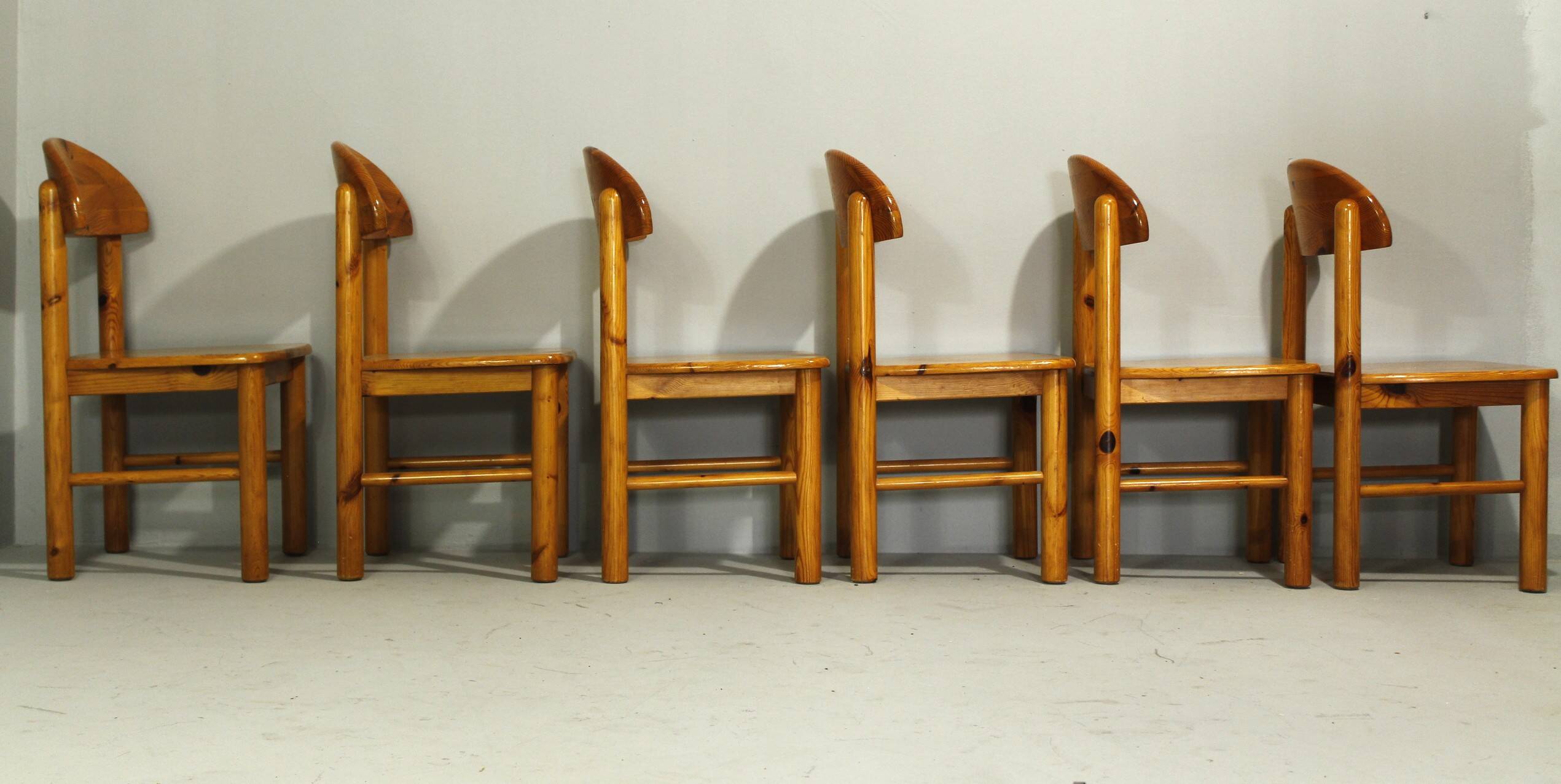 Chairs attributed to Rainer Daumiller, 1970s, Set of 6