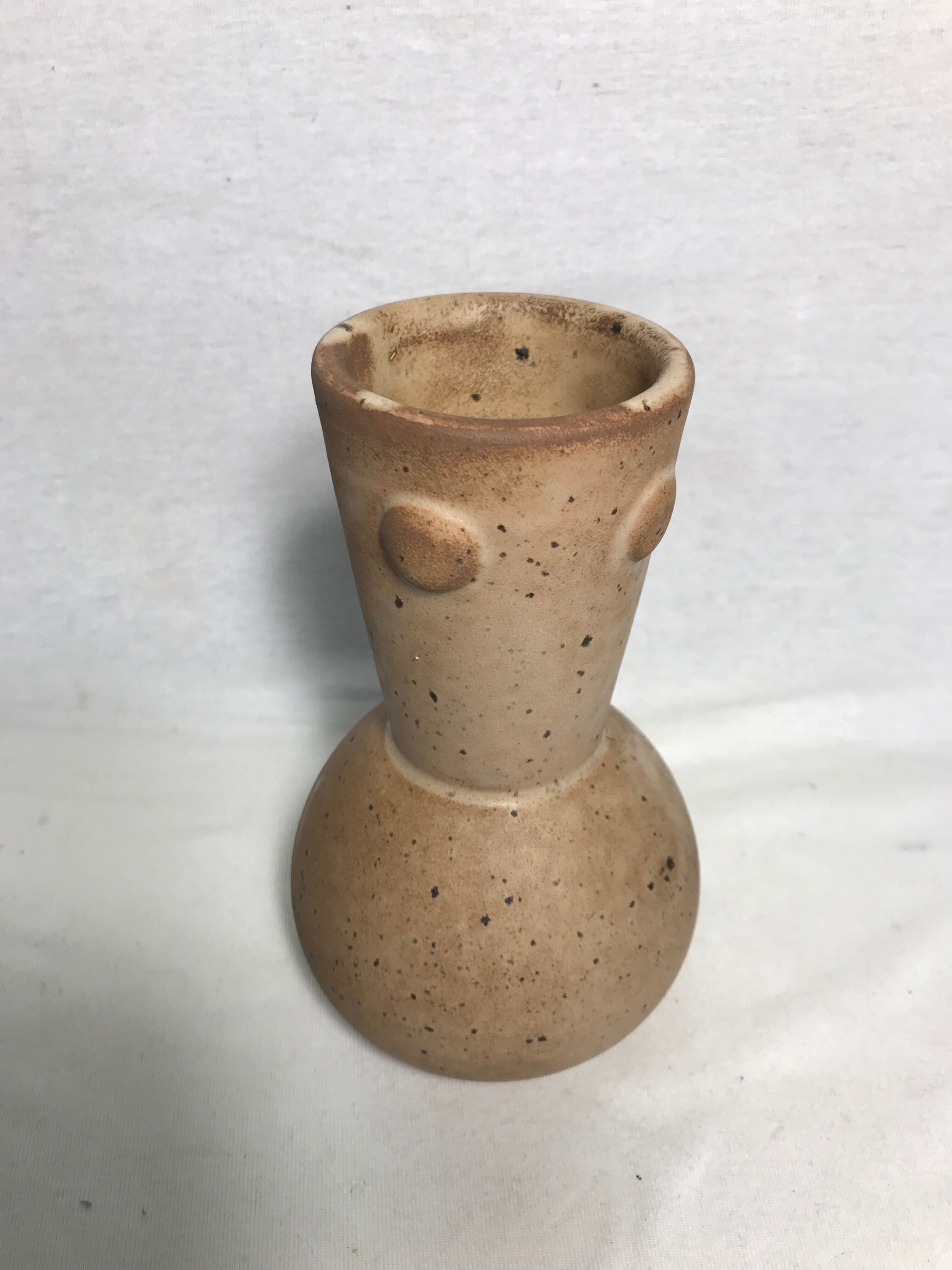 Former brown ceramic vase