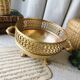 Brass planter with handles