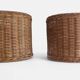 Spanish Mid-Century Wicker And Wrought Iron Wall Sconces, Three Available