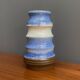 Blue vase by Strehla model 1408 Eastern Germany 1960s