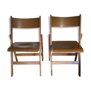 Lot de 2 chaises pliantes