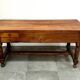 Grande table de ferme - merisier massif - patine superbe
