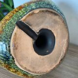 Enamel hand candle holder