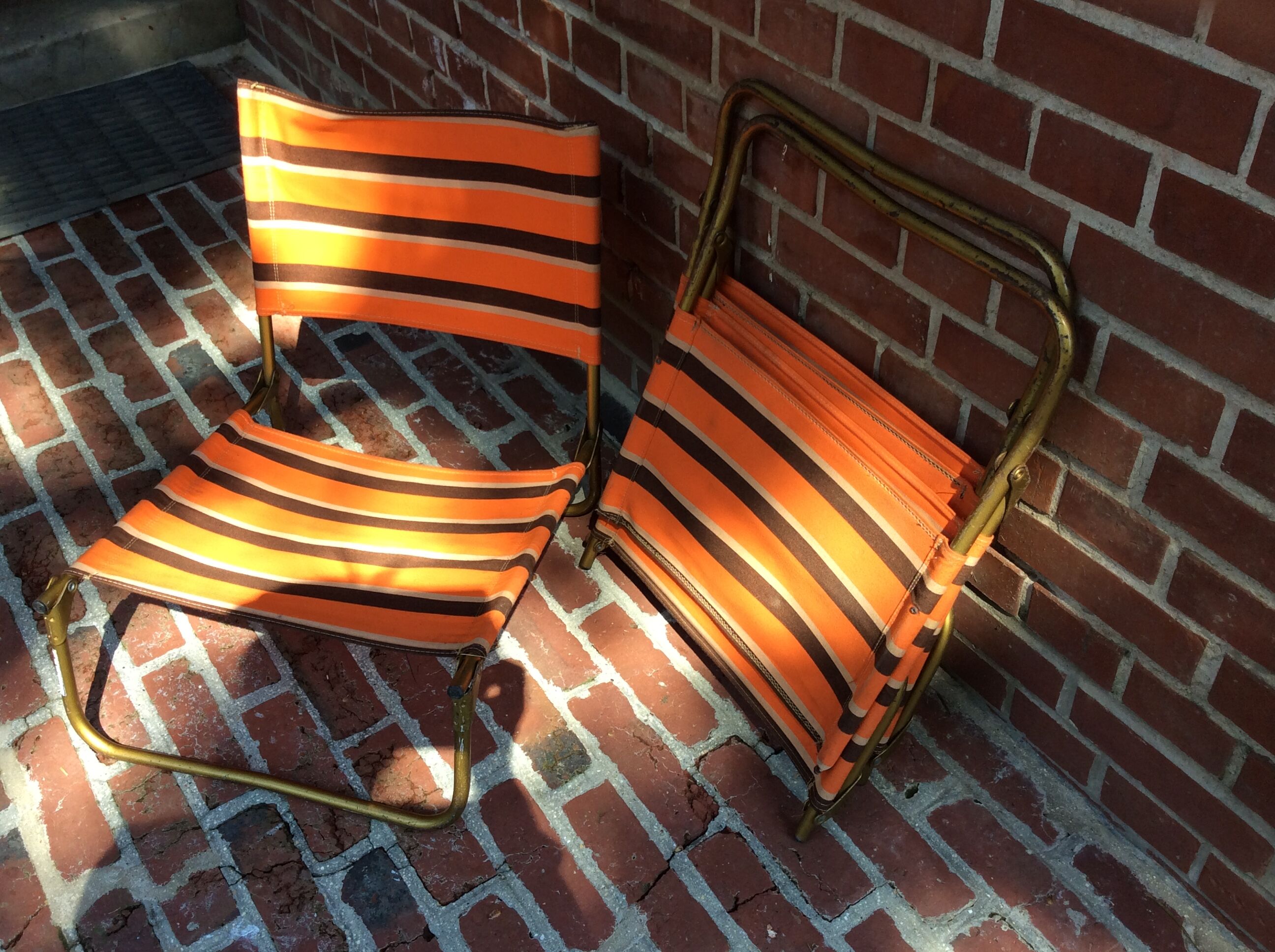 Vintage camping chairs