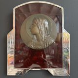 Chrome, Bakelite and Art Deco bronze icon