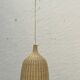 Suspension lustre en osier Ikea vintage, style bohème chic
