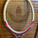 Vintage ADIDAS Lady Wooden Tennis Racket + COQ SPORTIF Case