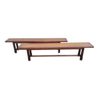 ,Paire de bancs longueur 2 mètres