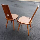 Pair of brutalist chairs