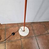 Orange floor lamp with two spots from the 70s