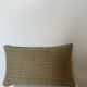 Double-sided beige navy blue cushion