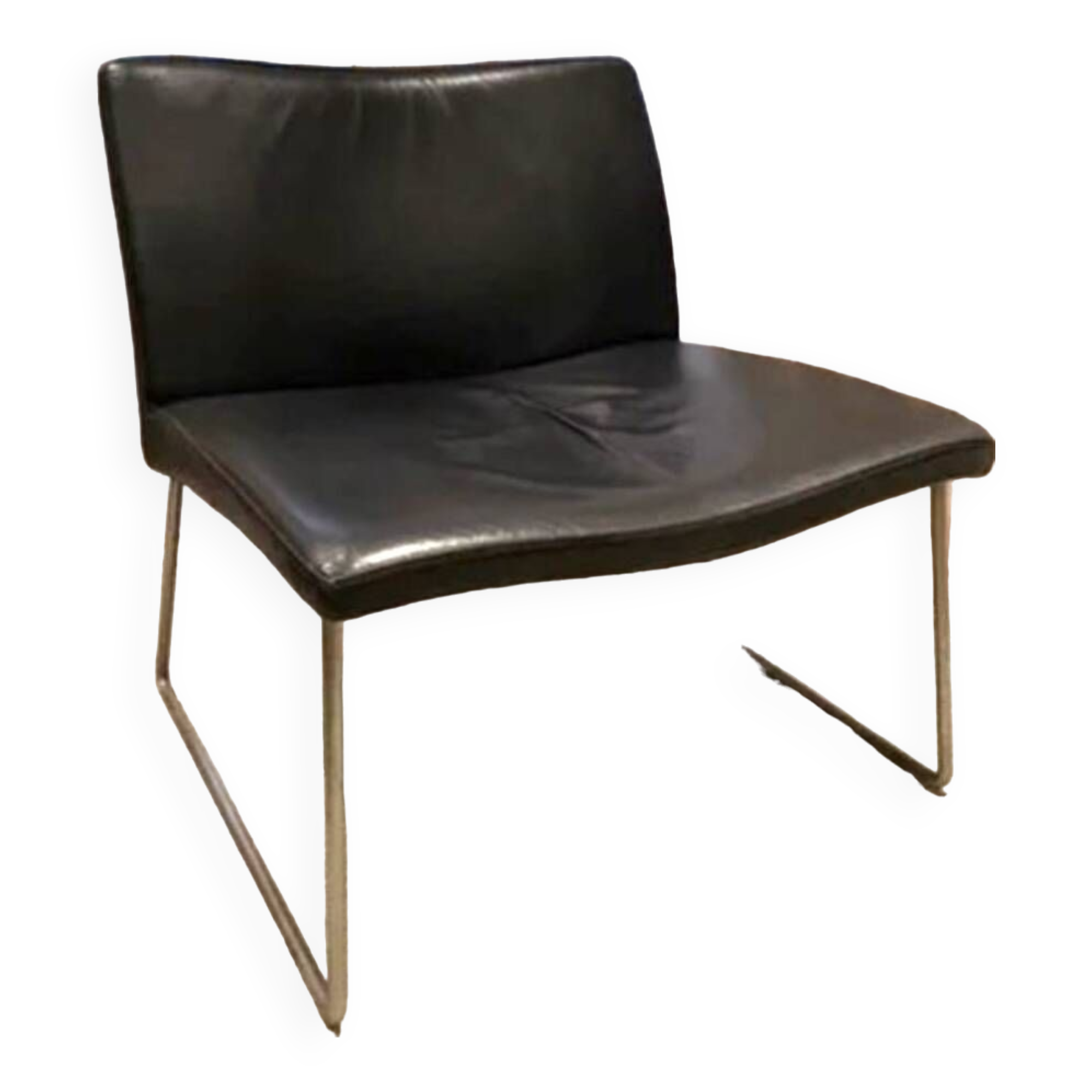 Vintage Scandinavian leather chair