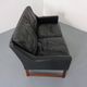 Mid-Century Rosewood & Leather 2-Seater Sofa by Rudolf Glatzel for Kill International, 1960s
