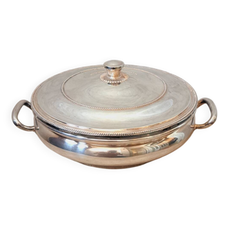 Ancien legumier francois frionnet métal argente