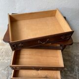 Commode XXeme 3 tiroirs chêne massif style Louis XV