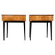 Pair of design wooden tables by UP Zavody - Czechoslovakia - 1940s