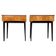 Pair of design wooden tables by UP Zavody - Czechoslovakia - 1940s