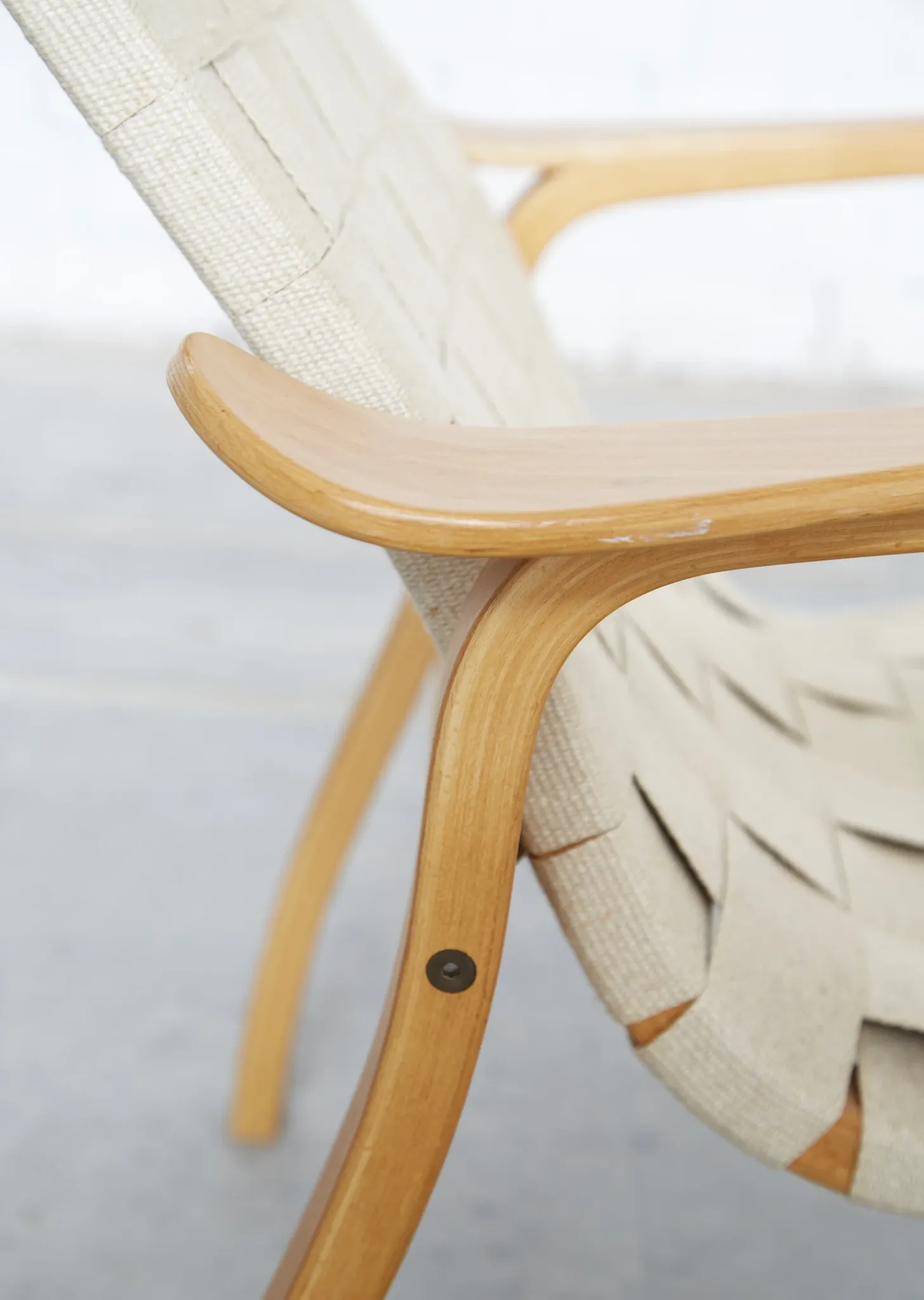 Fauteuil Lounge 'Primo High' d'Yngve Ekström pour Swedese