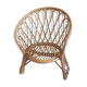 Fauteuil en rotin enfant vintage