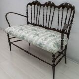 Giuseppe Gaetano Descalzi Midcentury Italian Chiavari Sofa and 2 Armchairs