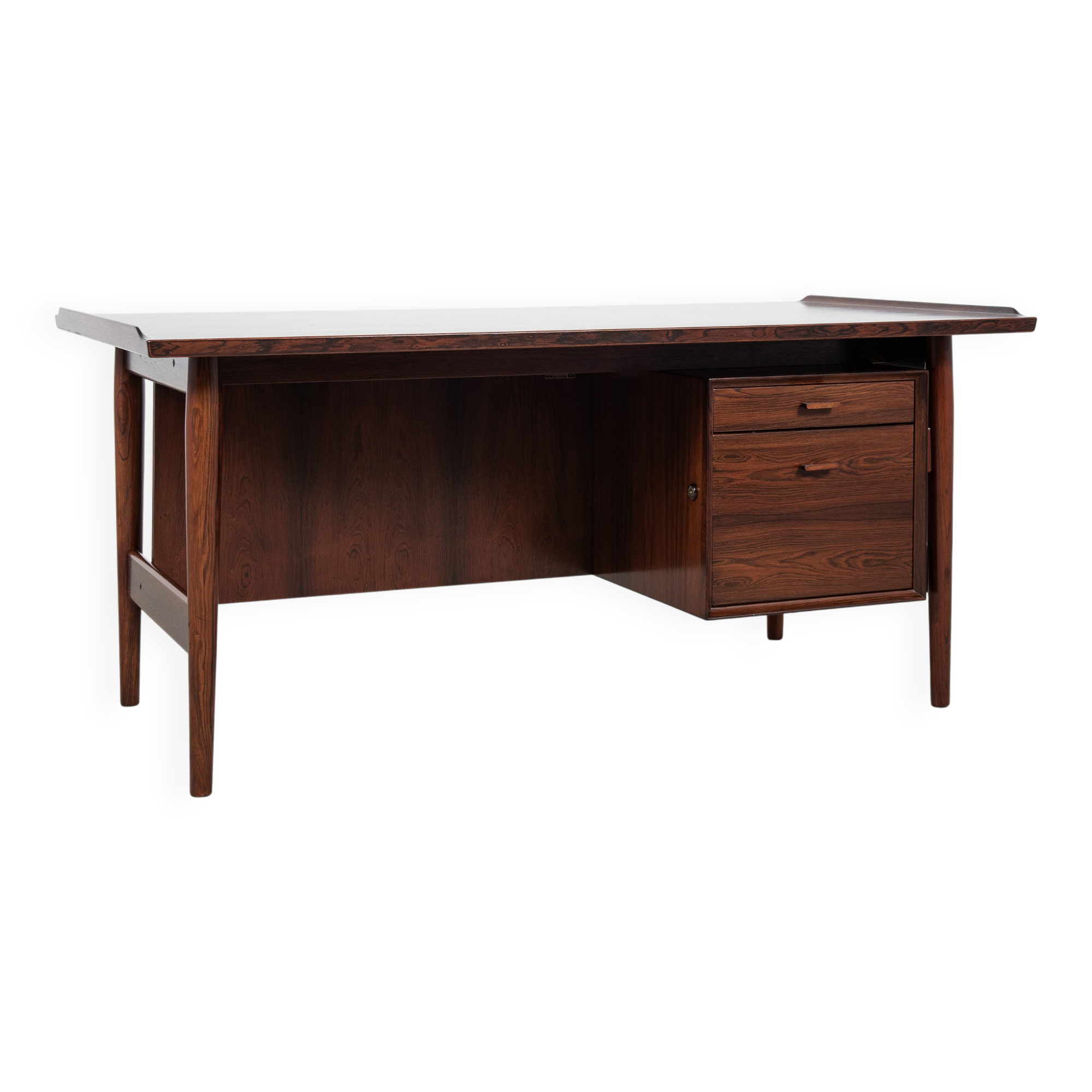 Midcentury Danish desk in rosewood by Arne Vodder for Sibast 1960s