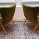 Paire de fauteuils WING Zig Zag cocktail vintage année 50 60