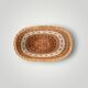 Old basket - wicker basket and woven scoubidou - 1960s