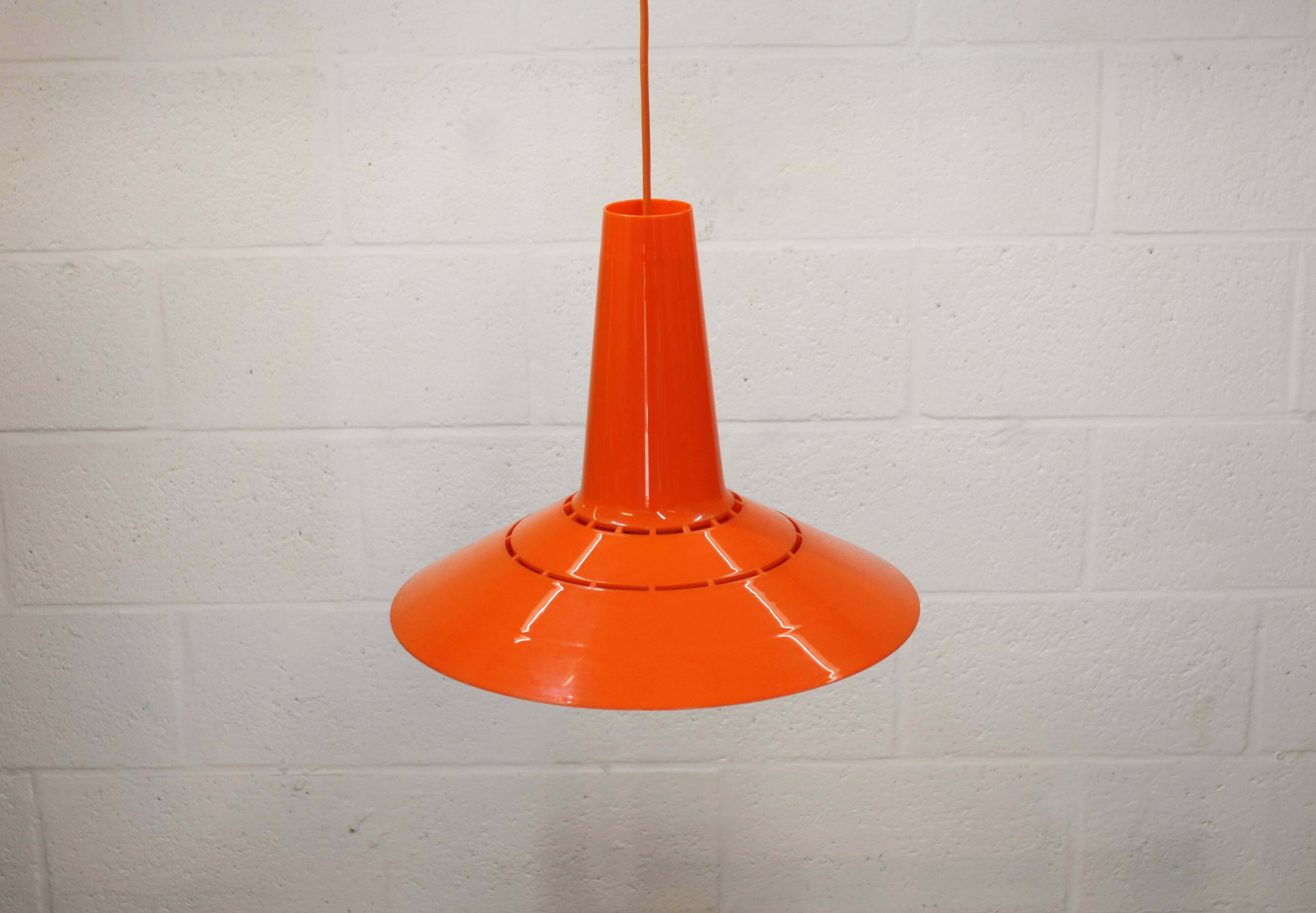 Danish Plastic Design Pendant - Bent Karlby - Schroder Kemi - space age