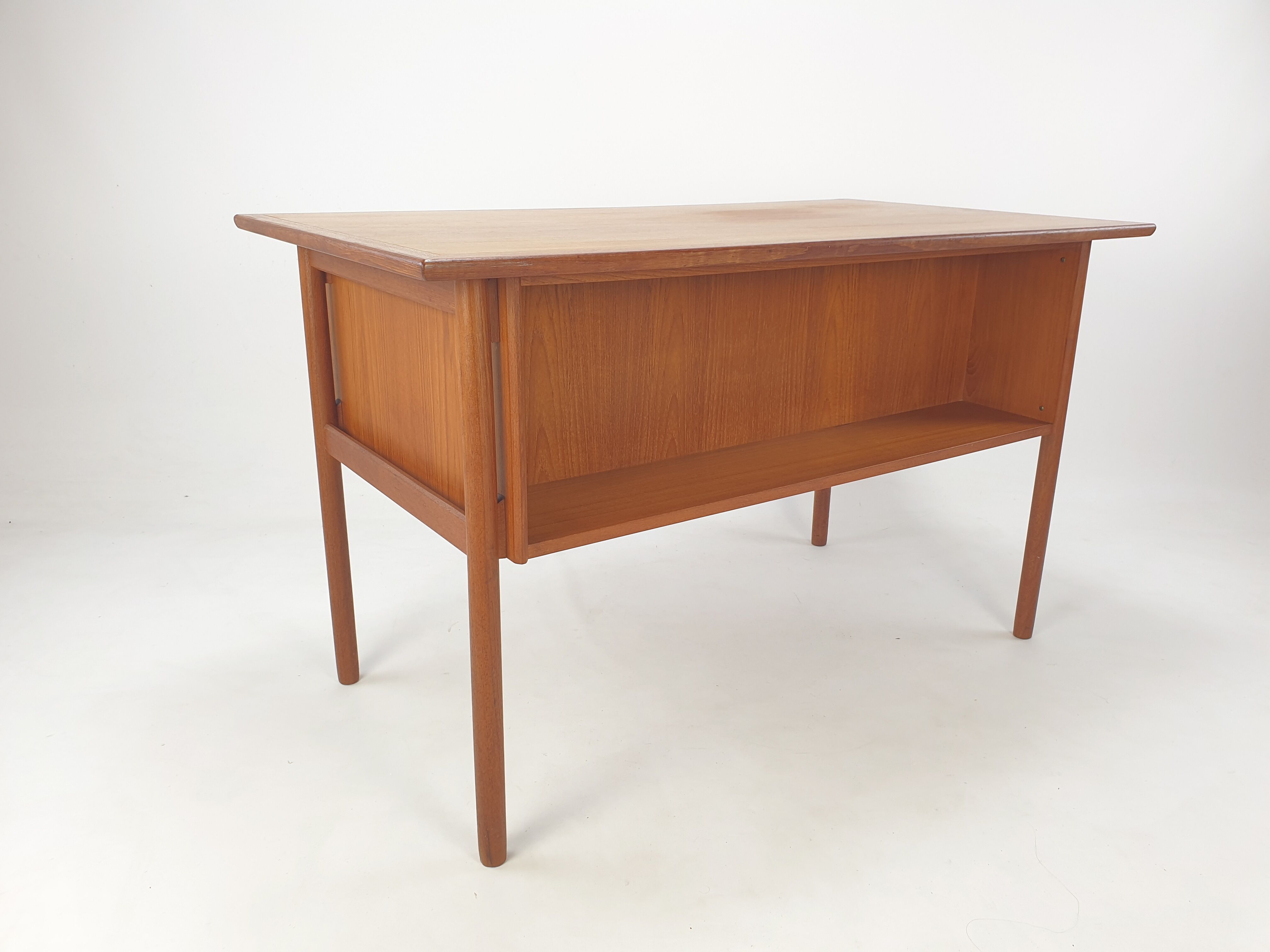 Danish Teak Desk by Gunnar Nielsen Tibergaard, 1960s