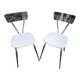 Duo de chaises en formica