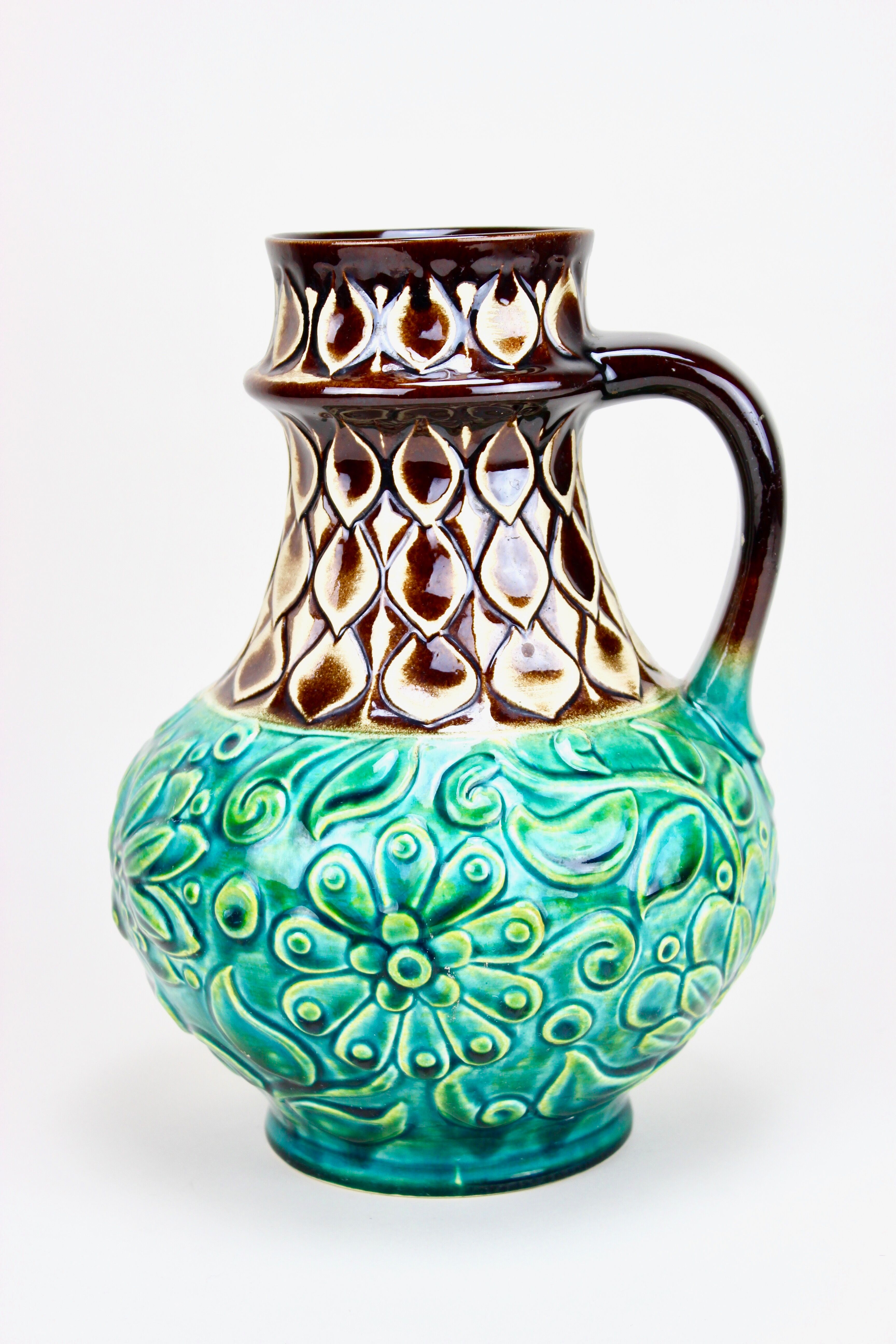 Mid Century ceramic vase, Bay 87-30, westgerman pottery