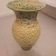 Vintage lava effect ceramic vase