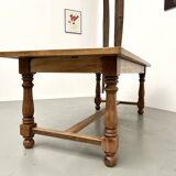 Oak and cherry table – 1970s