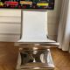Fauteuil inox X Megaron Studio