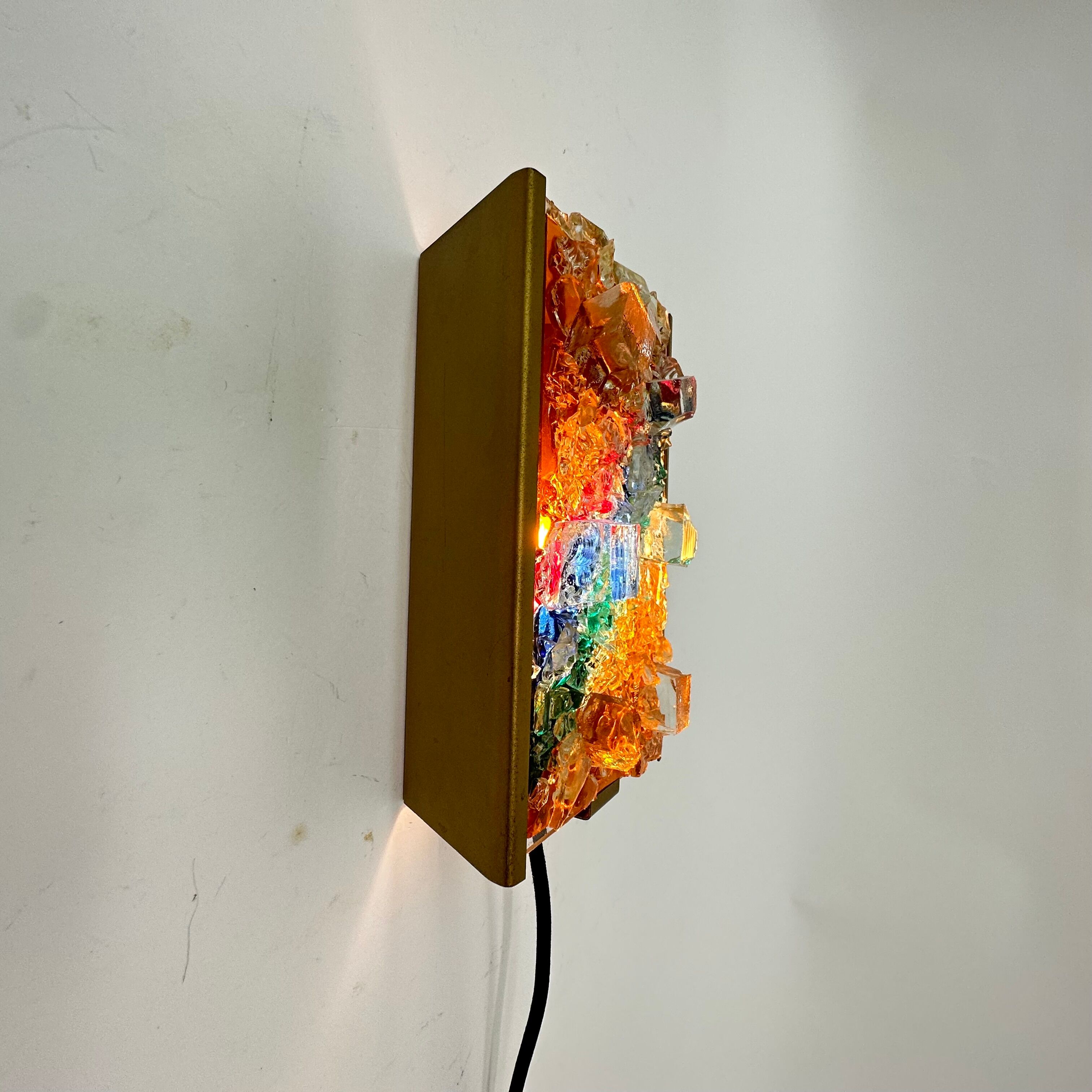 Cosack leuchten glass wall lamp , 1970's