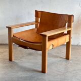 Leather lounge chair 'Natura', Karin Mobring, Ikea, Sweden, 70s
