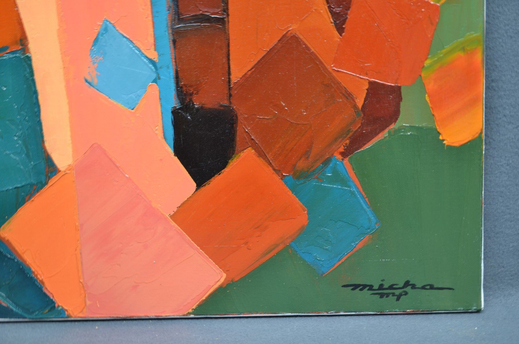 Michel Petiot, known as Micha, Composition for Violin No. 2, canvas