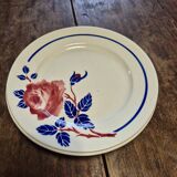 K&G Lunéville flat plates model Chantal set of 3 Art Nouveau style