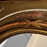 Large mirror ovle original ivy decoration 50x60cm