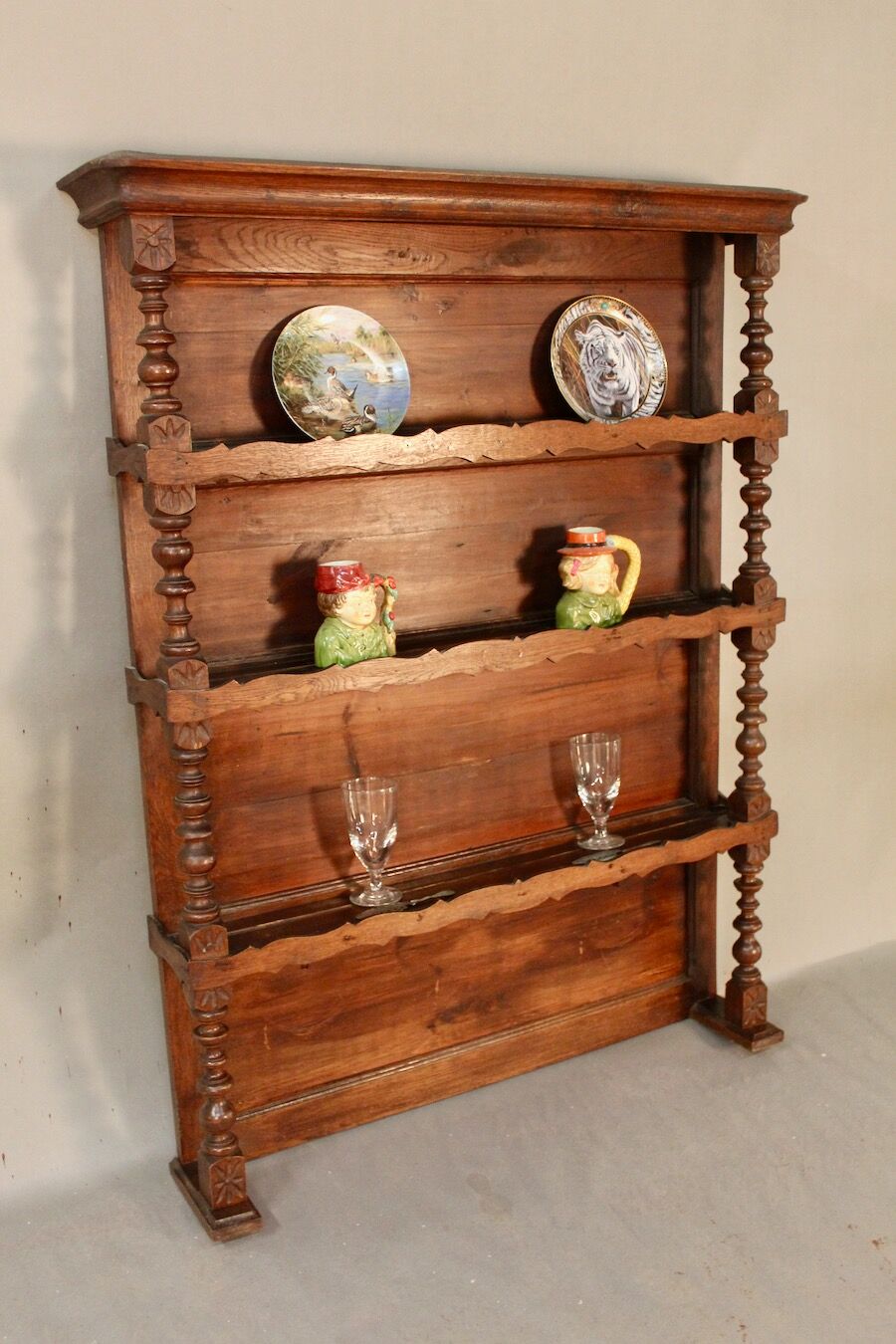 Estanier or bibus in oak nineteenth