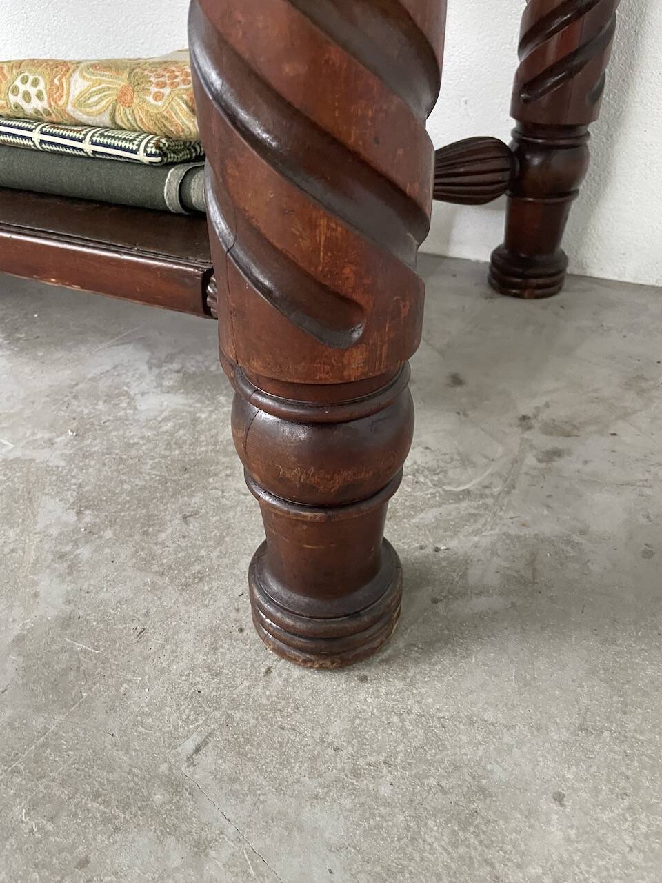 Bureau console acajou 1900