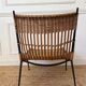 Raoul Guys Airborne rattan and metal armchair
