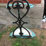 Enameled cast iron umbrella stand circa 1900