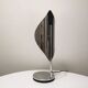 Table lamp, stainless steel and chrome-plated metal, Reggiani, 1970