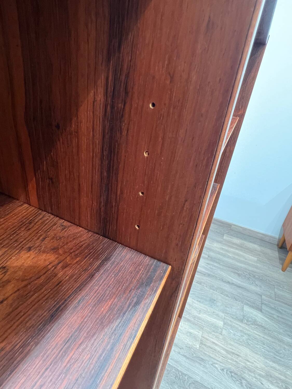 Scandinavian rosewood bookcase